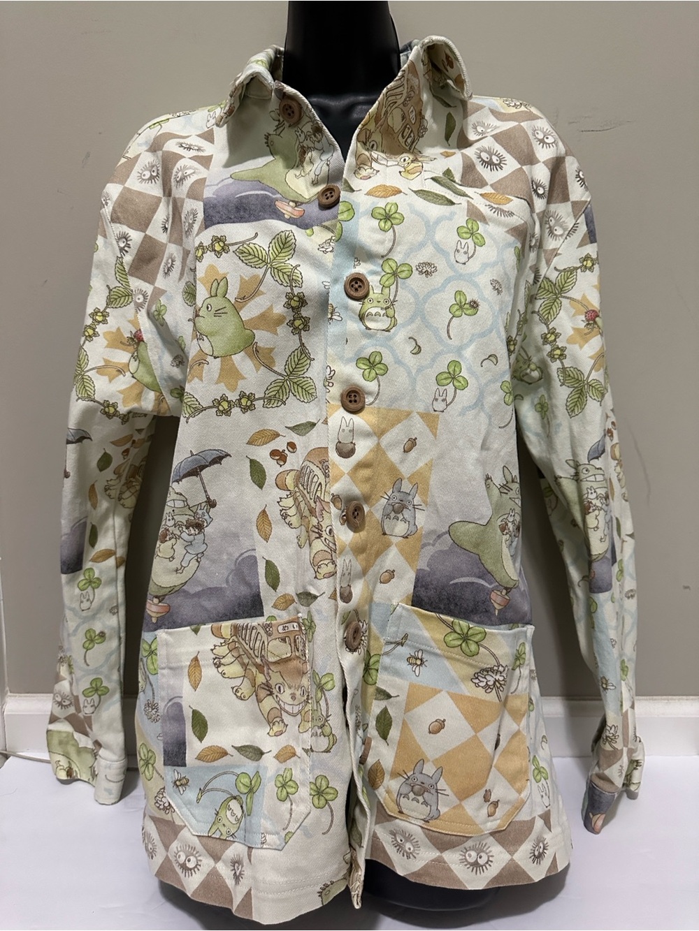 Studio Ghibli My Neighbor Totoro Mosaic Print Jacket - BoxLunch Exclusive M